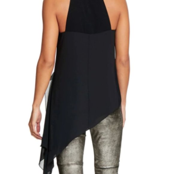 HALSTON DRAPE TANK BLOUSE - Picture 5 of 5